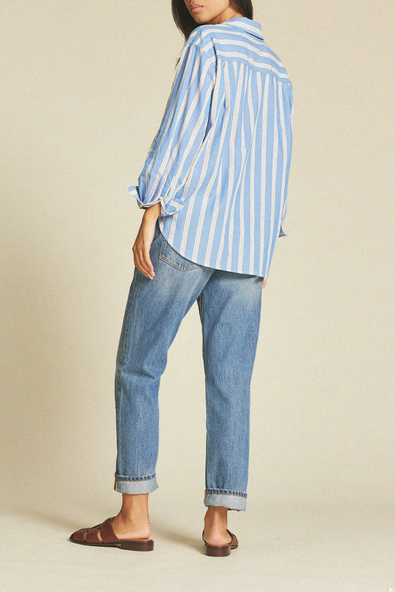 Blake Oversized Boyfriend Shirt | Napoli Stripe