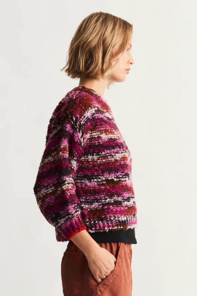 Highland Pullover | Berry Multi