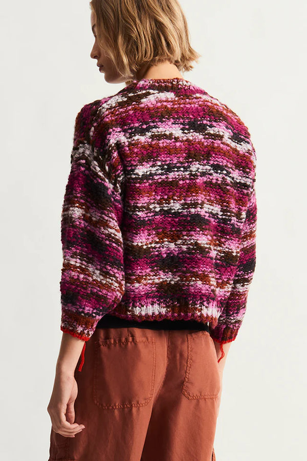 Highland Pullover | Berry Multi