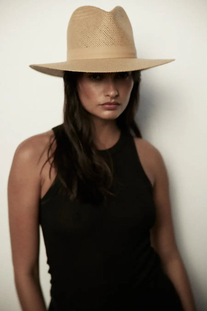 Simone Packable Hat | Sand