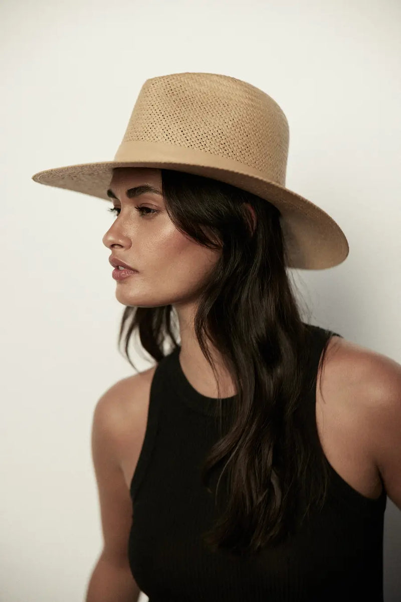 Simone Packable Hat | Sand