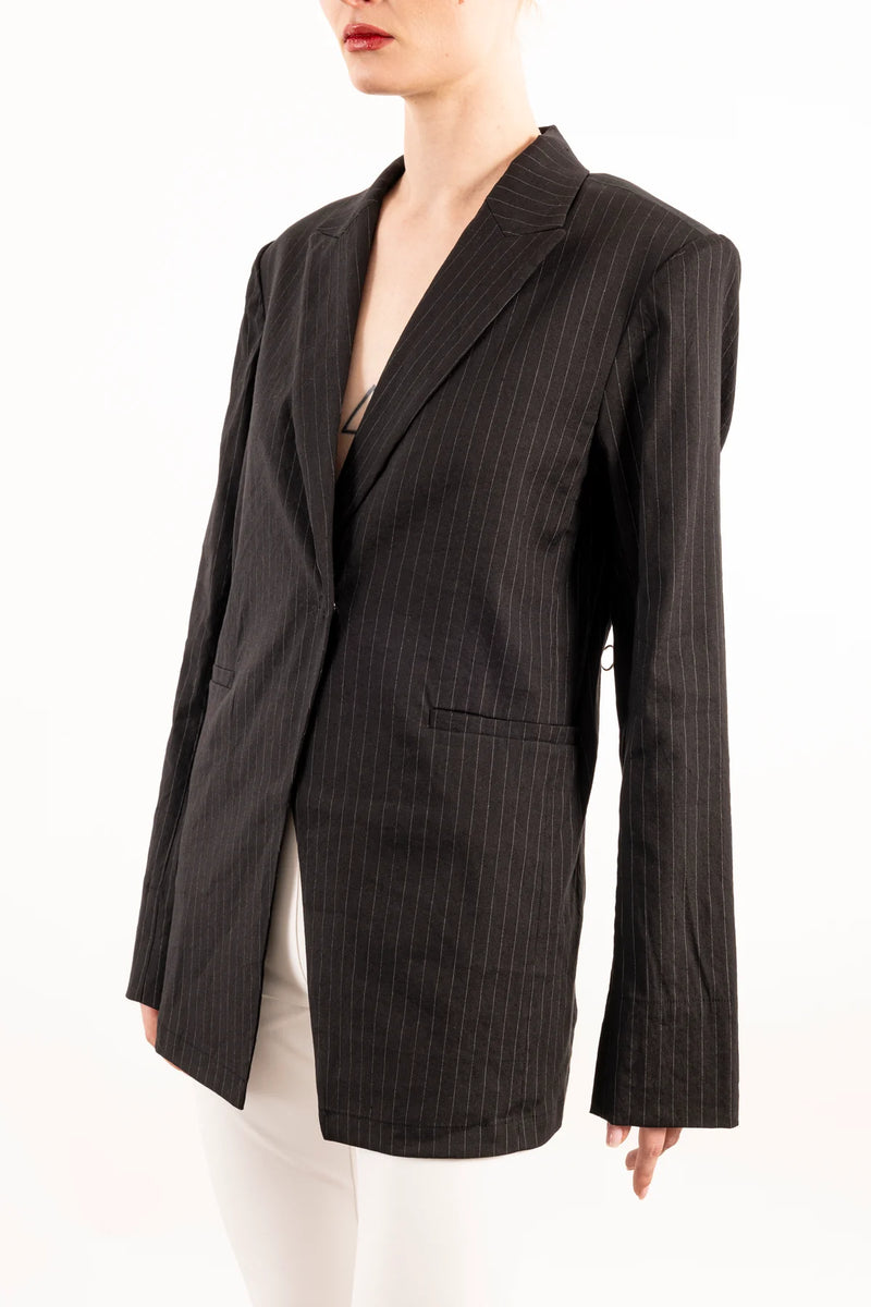 Yosemite Sheer Blazer | Black