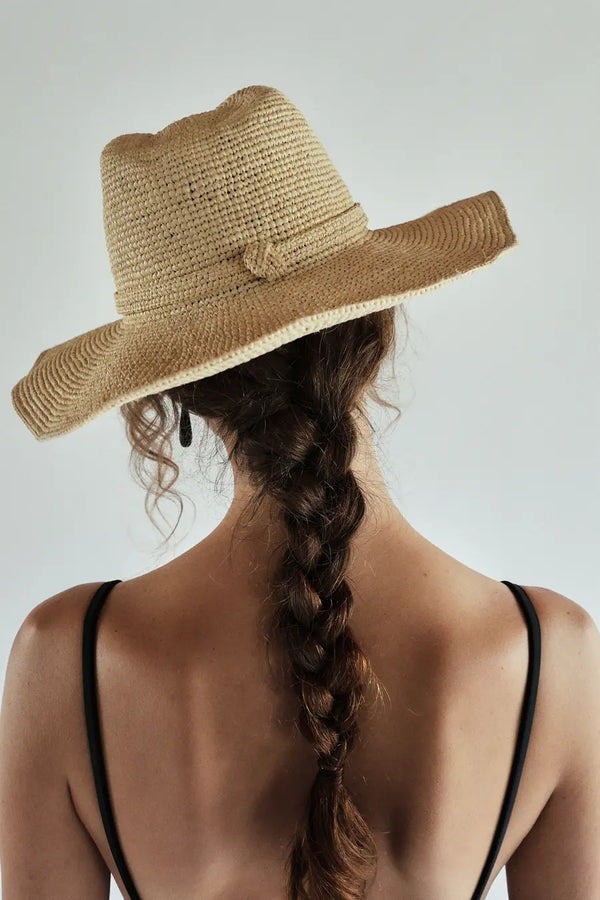 Sacha Packable Straw Hat | Natural