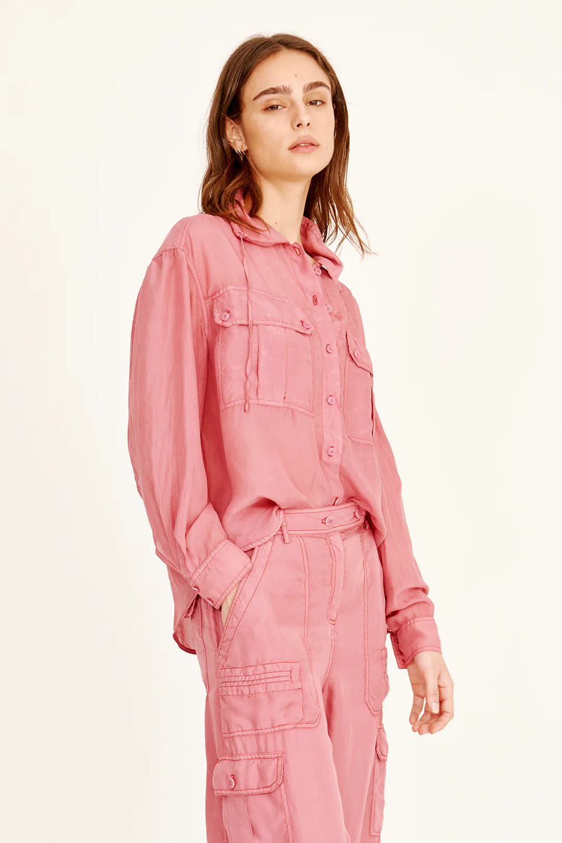 Westwood Shirt Jacket | Raspberry