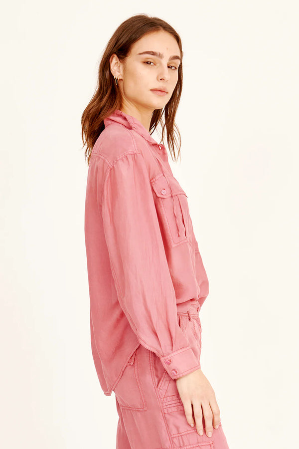 Westwood Shirt Jacket | Raspberry