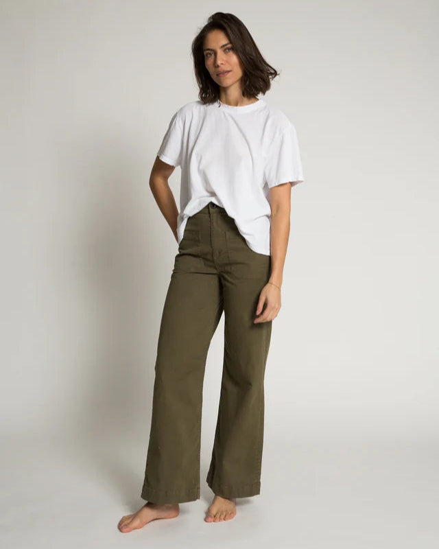 Sailor Pant - Olive Twill