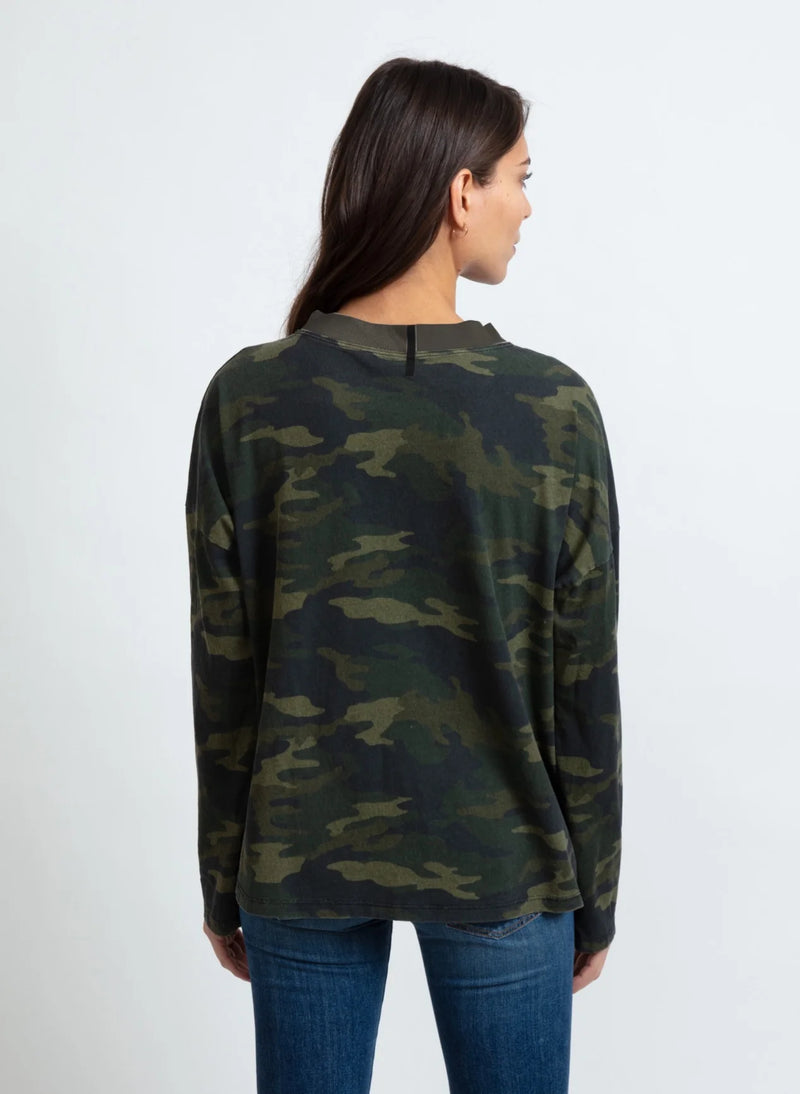 Printed Long Sleeve | Camo