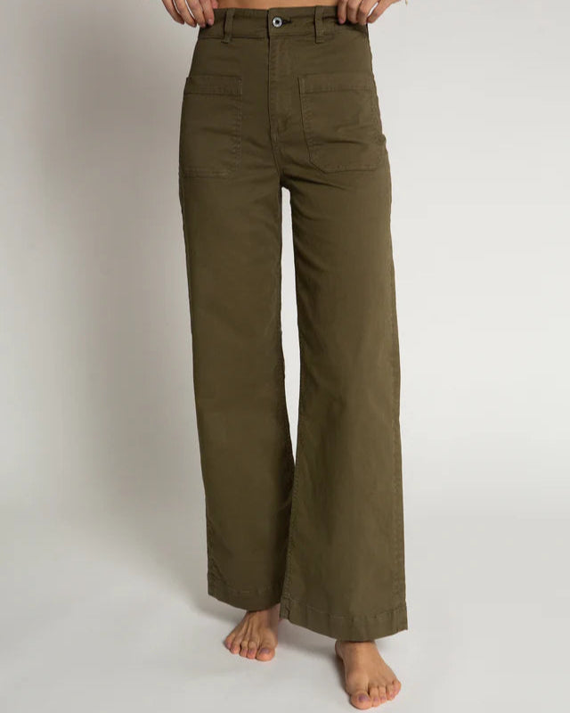 Sailor Pant - Olive Twill