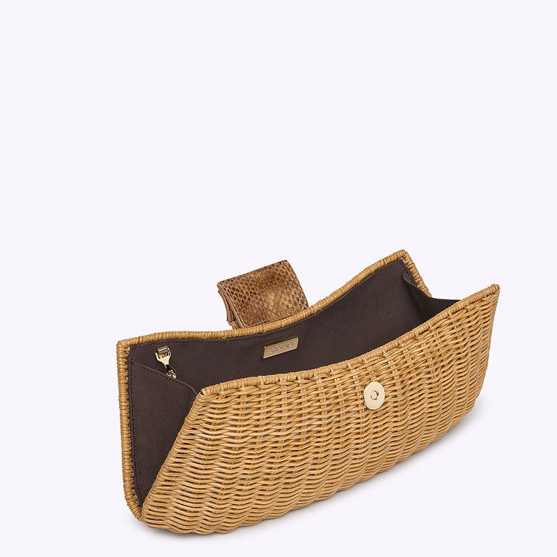 Straw Wicker Clutch | Wicker