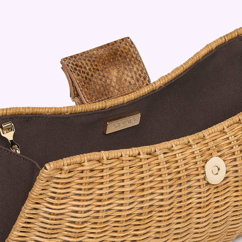 Straw Wicker Clutch | Wicker