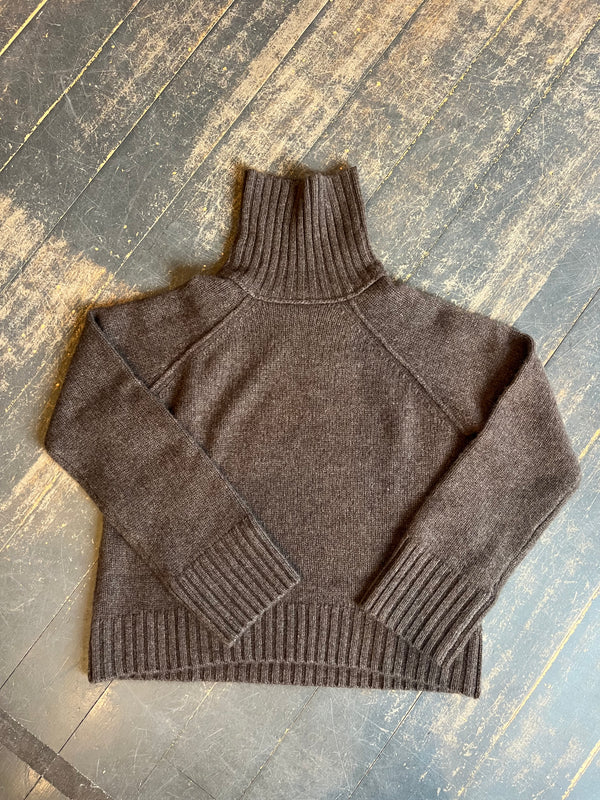 Chunky Turtleneck | Suede