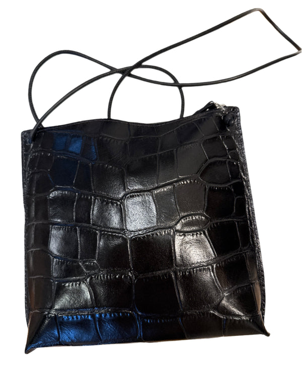 Strappy Pouch | Black Gator