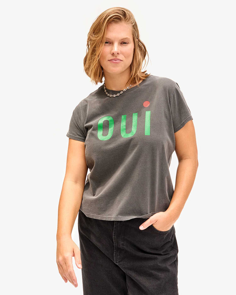 Classic Tee Oui | Faded Black