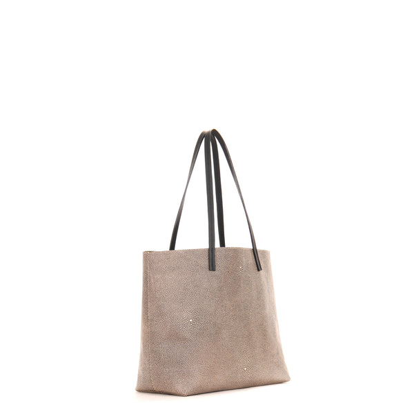 Essential Tote | Clay Shagreen