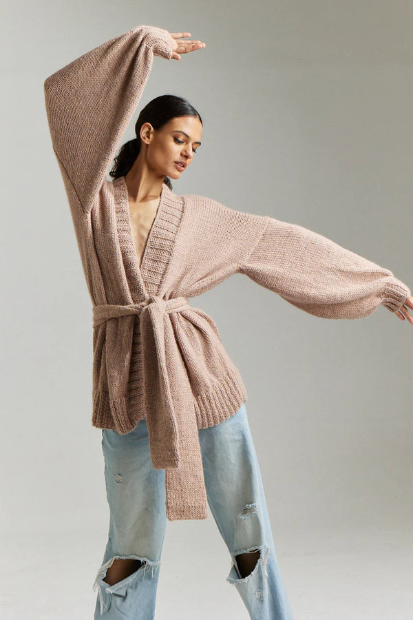 Demoiselle Tie Cardi | Nude