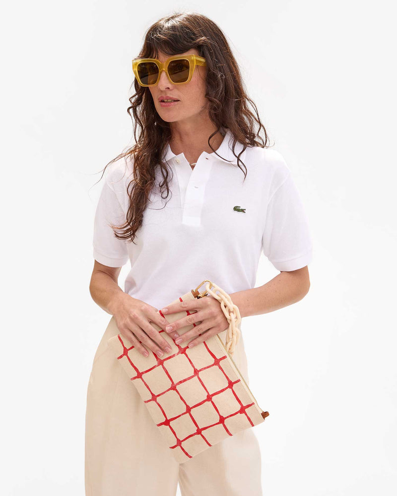 Flat Clutch with Tabs | Poppy Net