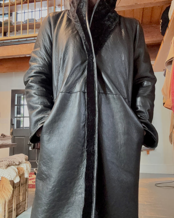 Amari Car Coat | Black