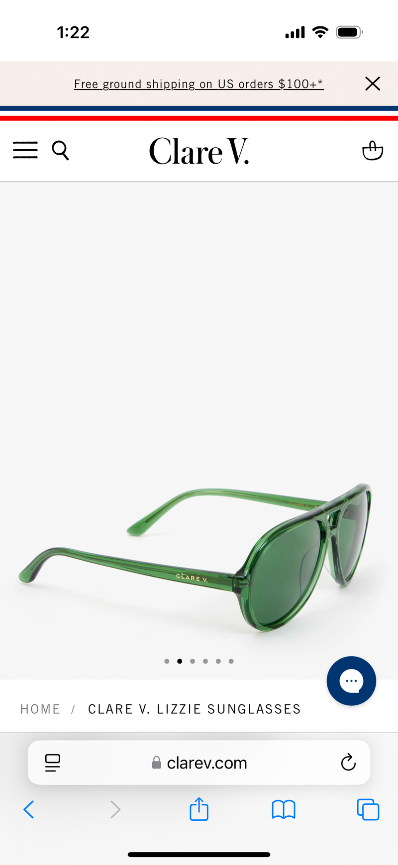 Lizzie Sunglasses | Forest