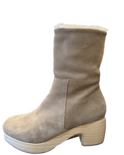 Odelette Shearling Lined Bootie | Tobacco