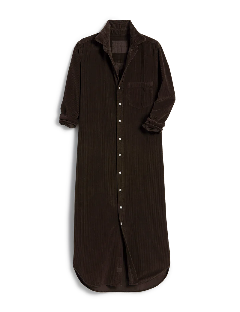 Rory Maxi Shirt Dress | Espresso