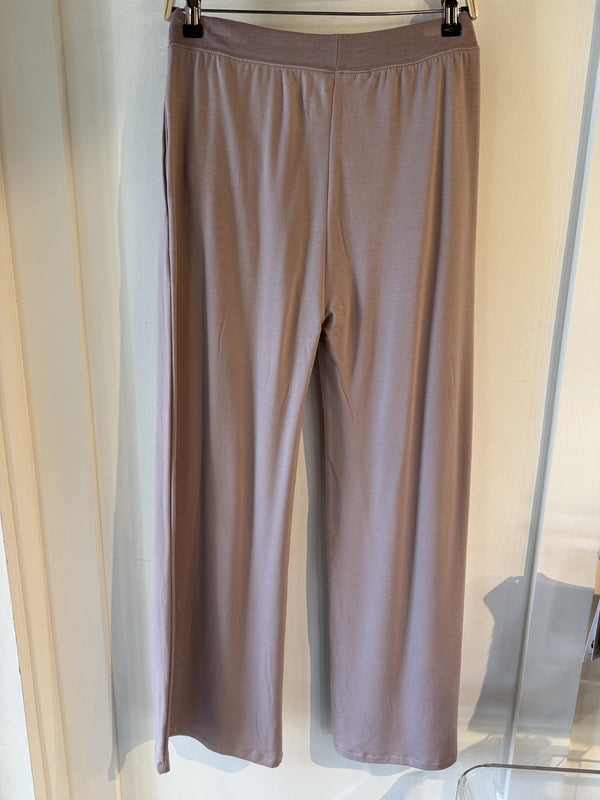 French Terry Wide Leg Pant | Lilac