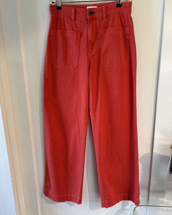 Sailor Pant - Washed Red Twill