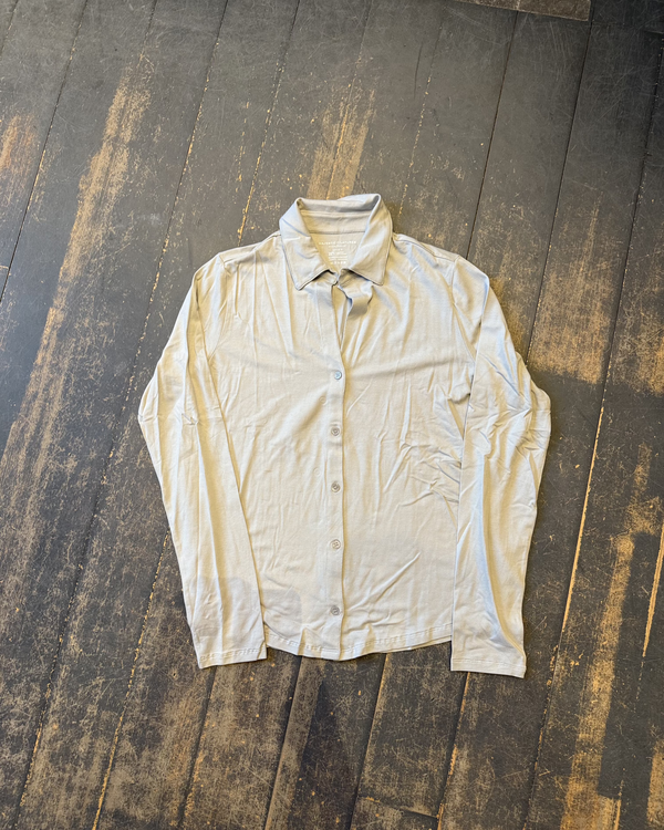 Soft Touch Relaxed Button Down - Grege