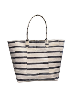 Small Slouchy Tote | Striped Eel