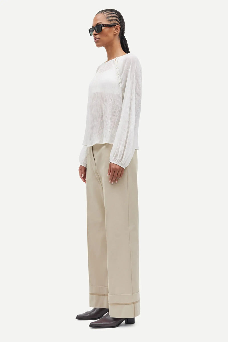 Savira Blouse | Egret