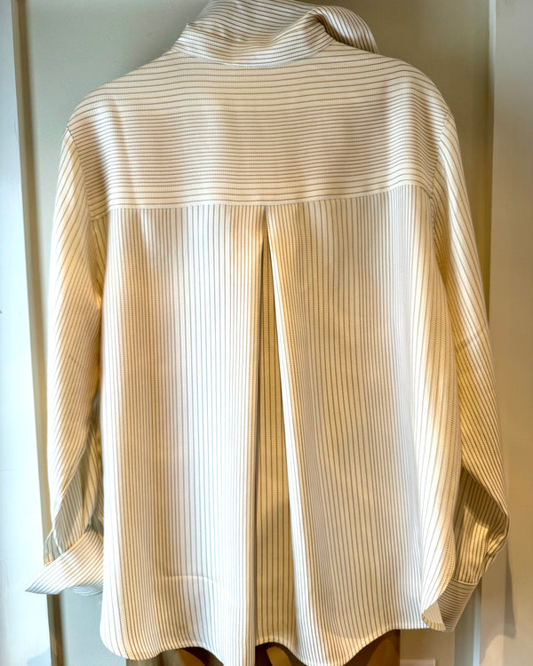 Betty Blouse | White Beige