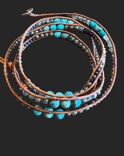 Wrap Bracelet | MSTA Turquoise Mix