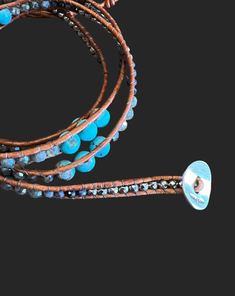 Wrap Bracelet | MSTA Turquoise Mix