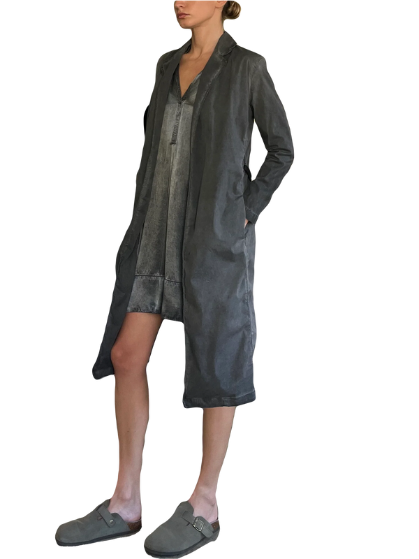 Ali Duster | Distressed Grey