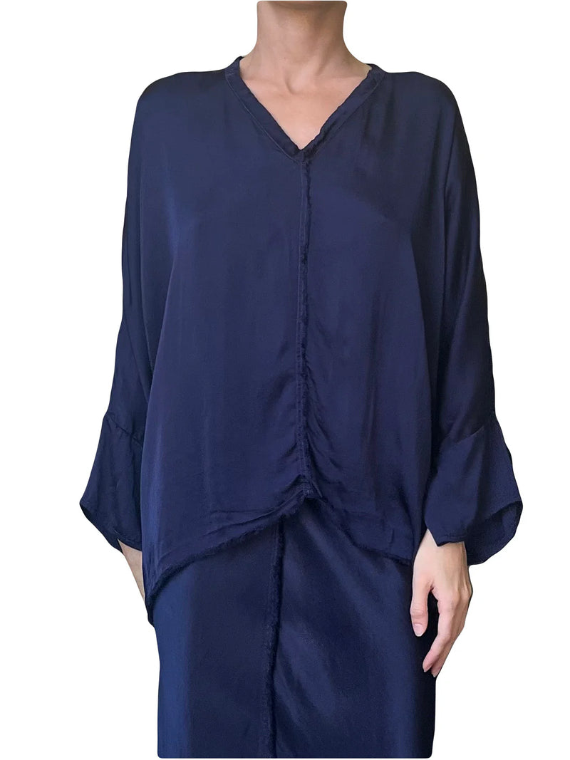 Layla Blouse | Midnight