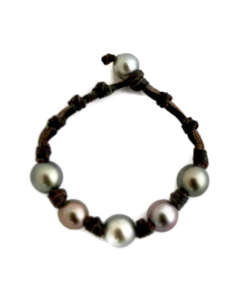 Laka Pearl Bracelet With Sterling Silver Clasp