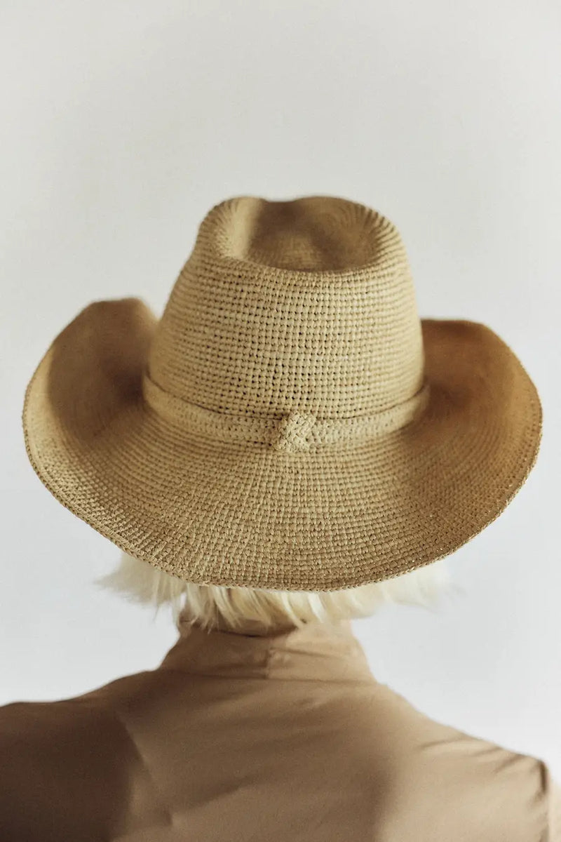 Sacha Packable Straw Hat | Natural