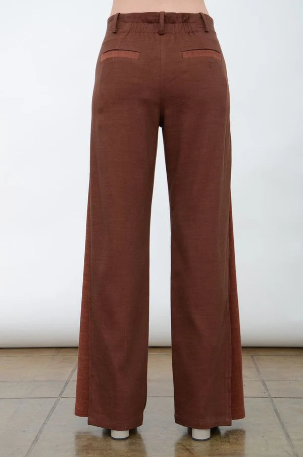 Adalia Denim Convertible Pants | Brick