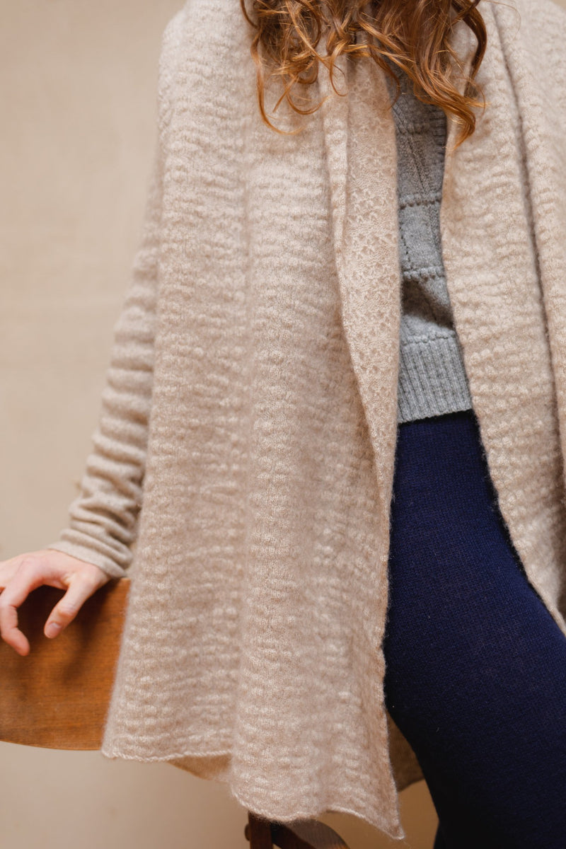 Shawl Cardigan | Oatmeal