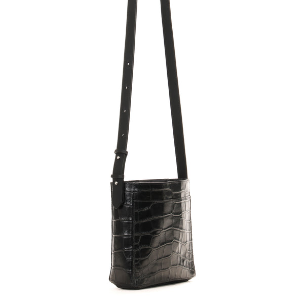 Small Front Pocket Messenger | Black Gator