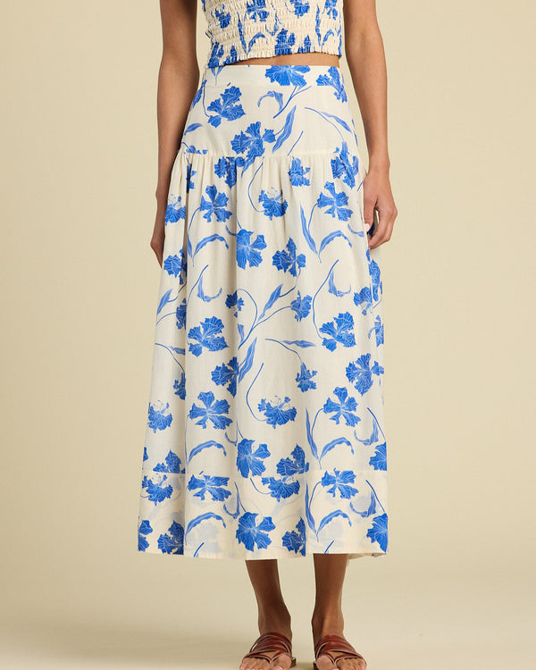 Lydia Skirt | Blue Iris