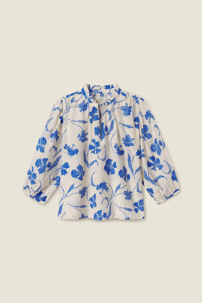 Orly Blouse | Blue Iris