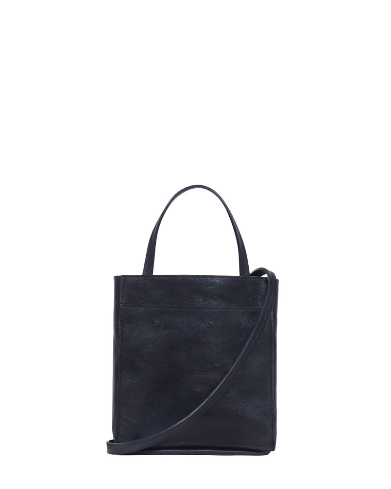 Small Front Pocket Tote | Black Italia