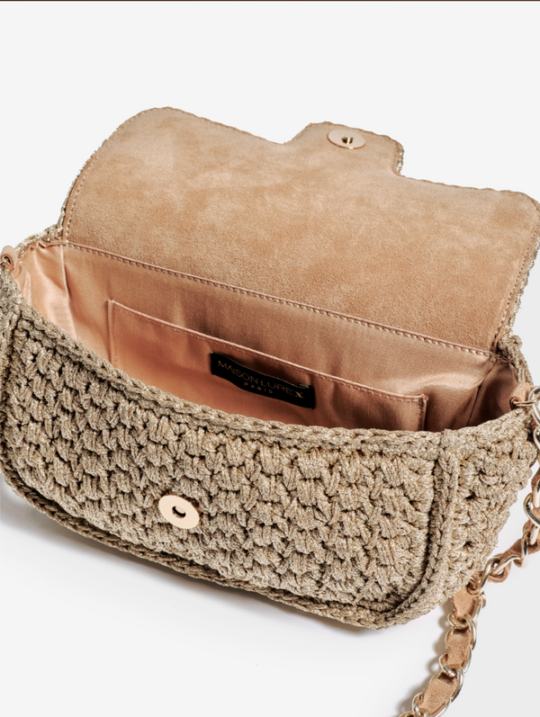 Baby Fenice Crossbody Bag | Gold