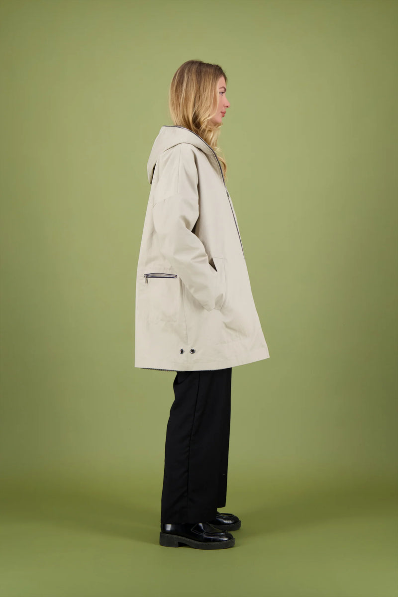 Thelma Reversible Jacket Cow | Dune