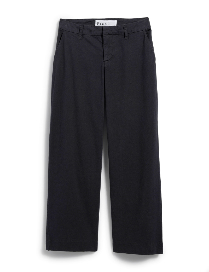 Westport Wide Leg Chino | Black