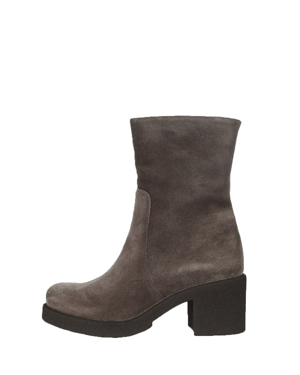 Zed Suede Bootie | Cement