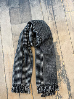 Cashmere Jali Weave | Black White