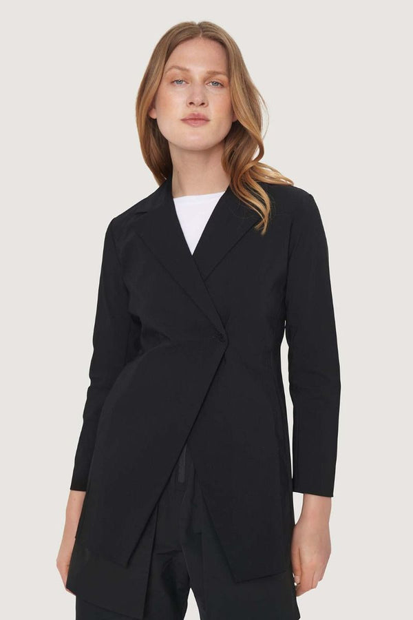 Single Button Blazer | Deep Forest