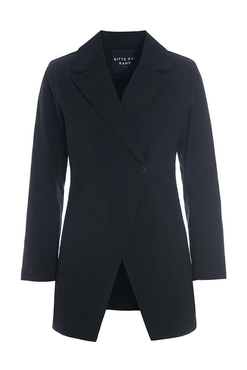 Single Button Blazer | Black