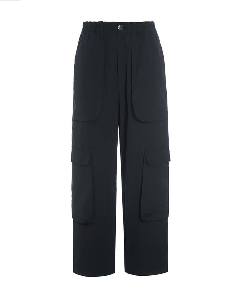 Cotton Cargo Pants | Black